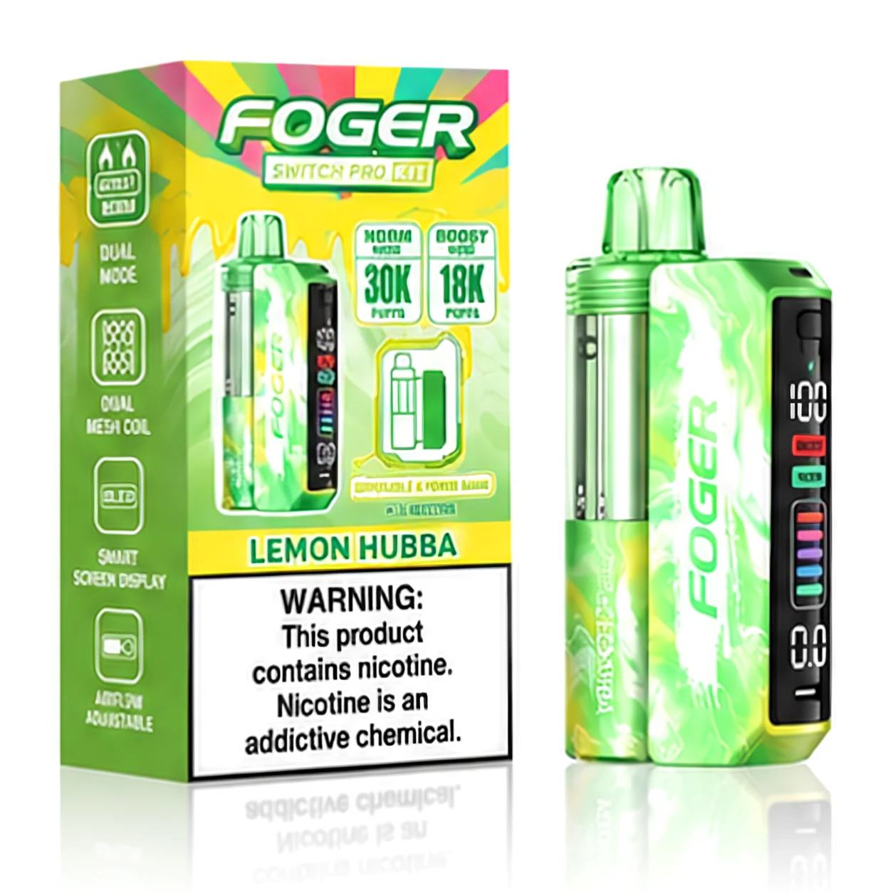 Lemon Hubba – Foger Switch Pro 30K Disposable Kit