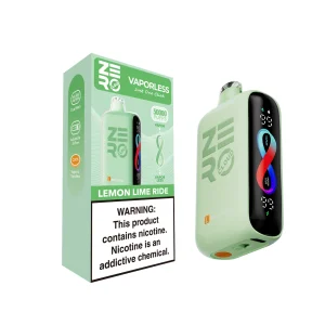 Lemon Lime Ride Sikary Cloud Zero 50K disposable vape, up to 50,000 puffs, 23mL, vapor and vaporless modes, 5% nicotine, 750mAh rechargeable, no ice
