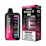 Strawberry Gush - Syntrix Ghost It 40k Disposable Vape