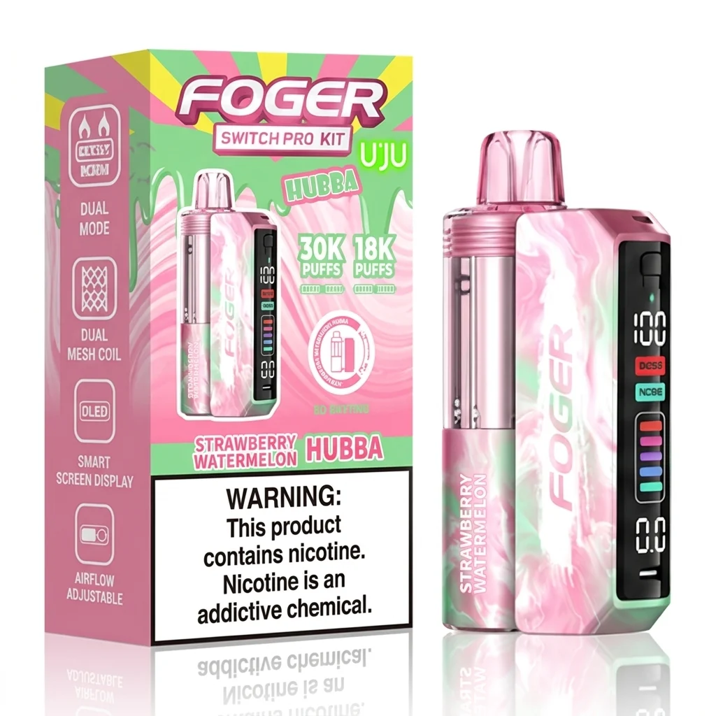 Strawberry Watermelon Hubba – Foger Switch Pro 30K Disposable Kit