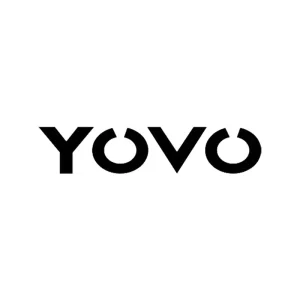 YOVO logo, disposable vape brand sold at JellyPuffs